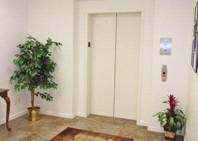Elevators at Blue Pacific Realty