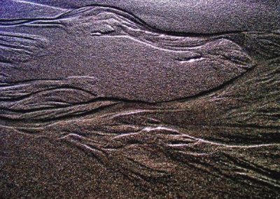 Sand streams in Brookings, OR